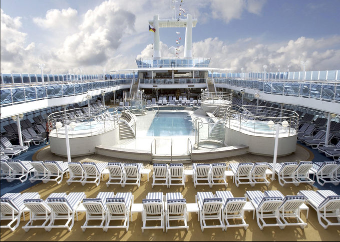 Otevřená paluba - Coral Princess