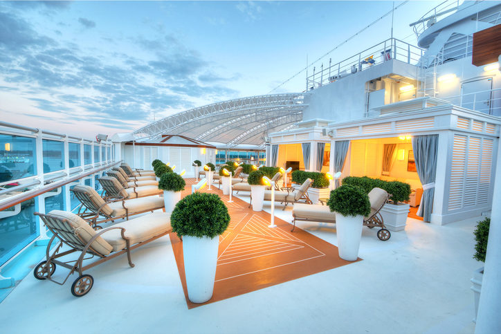 Royal Princess, horní paluba