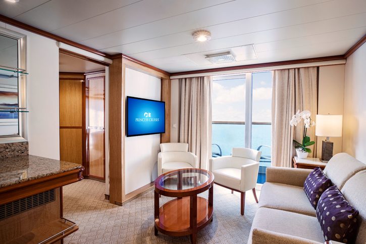Apartmá, obývací část - Royal Princess