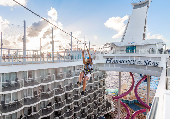 Zip Line - Harmony of the Seas
