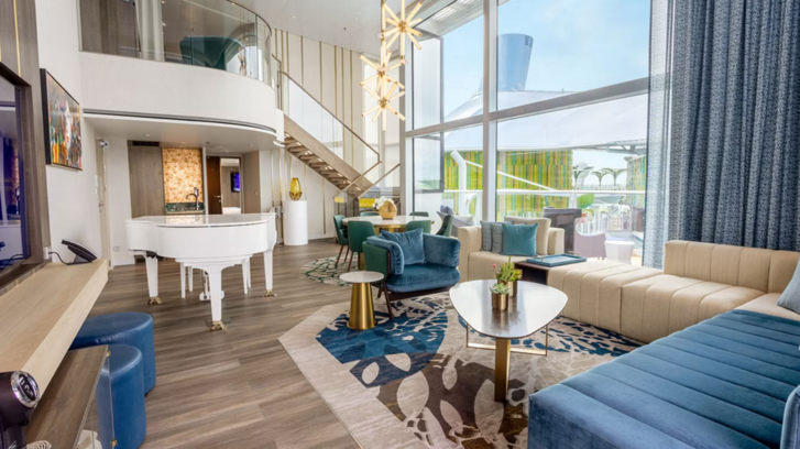 Dvojpodlažné apartmá Royal Suite (RL) – Legend of the Seas