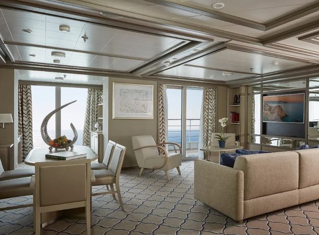 Owner´s Suite, obývací část - Silver Dawn