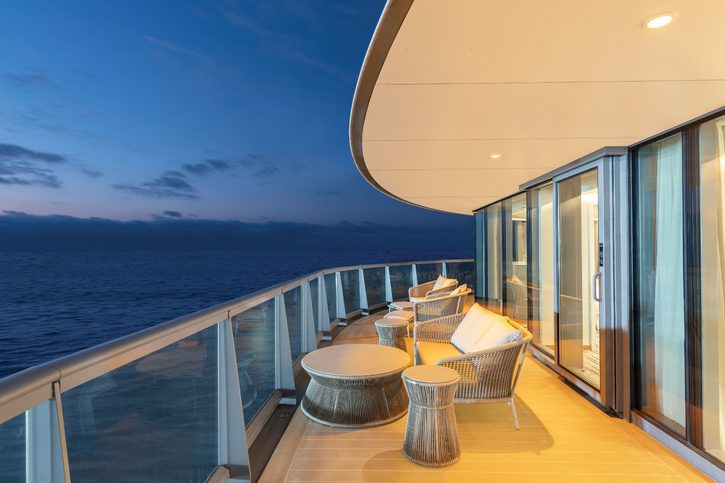 Royal Suite, balkon - Silver Origin