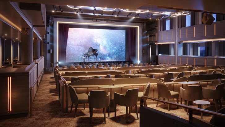 Venetian Lounge - Silver Ray
