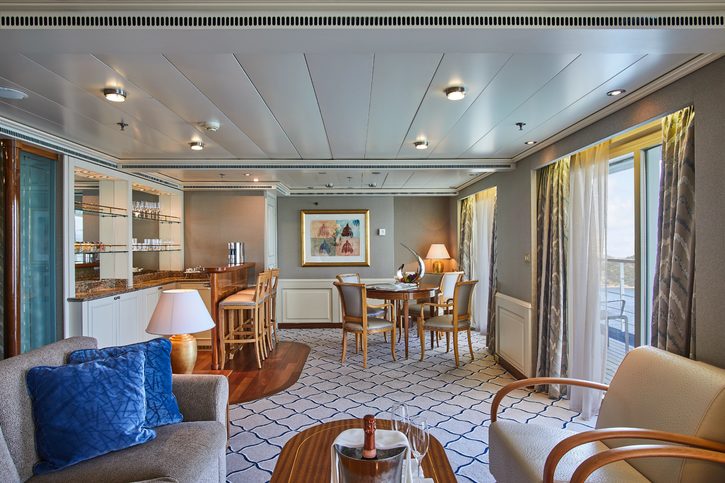 Owner´s Suite, obývací část - Silver Whisper