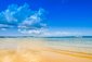 Pohled na krásnou čistou pláž,Portugalský ostrov,Mosambik