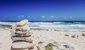 Krásný pohled na pláž v Oranjestadu, Aruba