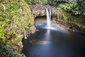 Krásné Rainbow vodopády v Hilo, Havaj