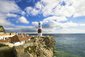 Pohled na maják Europa Point, Gibraltar