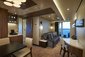 The Haven Penthouse s balkonem na přídi, obývací část - Norwegian Joy