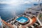 Terasa s bazenem na zadi lodi - ruby princess