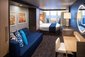 Kajuta s balkónom s obmedzeným výhľadom (1E, 2E) – Odyssey of the Seas