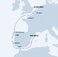 Holandsko, Belgicko, Francúzsko, Španielsko, Portugalsko z Amsterdamu na lodi Costa Favolosa