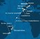 Francúzsko, Taliansko, Španielsko, Portugalsko, Maroko, Kapverdy, Brazília z Marseille na lodi Costa Diadema