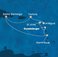 Guadeloupe, Svätý Krištof a Nevis, Antigua a Barbuda, Britské Panenské ostrovy, Dominikánska republika, Martinik z Pointe-à-Pitre na lodi Costa Favolosa