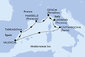 Taliansko, Španielsko, Tarragona, Francúzsko z Janova na lodi MSC Lirica