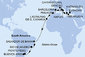 Turecko, Grécko, Taliansko, Španielsko, Brazília, Uruguaj, Argentína z Kusadasi na lodi MSC Splendida