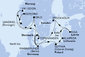 Nemecko, Poľsko, Litva, Lotyšsko, Švédsko, Dánsko, Nórsko, Oslo z Warnemünde na lodi MSC Magnifica