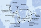 Nemecko, Nórsko, Oslo, Dánsko, Poľsko, Litva, Lotyšsko, Švédsko z Warnemünde na lodi MSC Magnifica