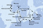Nemecko, Nórsko, Oslo, Dánsko, Poľsko, Litva, Lotyšsko, Švédsko z Warnemünde na lodi MSC Magnifica