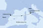 Taliansko, Tarragona z Civitavechie na lodi MSC Meraviglia