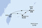 Japonsko, Tchaj-wan z Nahy na lodi MSC Bellissima