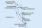 Guadeloupe, Dominika, Svatý Martin, Antigua a Barbuda, Svätý Krištof a Nevis, Martinik z Pointe-à-Pitre na lodi MSC World Asia