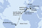 Brazília, Španielsko, Maroko, Taliansko z Maceia na lodi MSC Divina