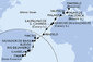 Brazília, Kapverdy, Španielsko, z Lanzarote, Francúzsko na lodi MSC Musica