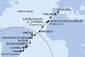 Brazília, Kapverdy, Španielsko, z Lanzarote na lodi MSC Musica