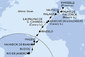 Brazília, Kapverdy, Španielsko, z Lanzarote, Francúzsko z Rio de Janeira na lodi MSC Musica