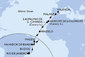 Brazília, Kapverdy, Španielsko, z Lanzarote z Rio de Janeira na lodi MSC Musica