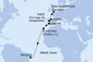 Veľká Británia, Španielsko, Portugalsko, Brazília zo Southamptonu na lodi MSC Meraviglia