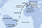Brazília, Kapverdy, Portugalsko, Maroko, Španielsko zo Santosu na lodi MSC Seaview
