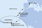 Guadeloupe, Svatý Martin, Svätý Krištof a Nevis, Antigua a Barbuda, Španielsko z Pointe-à-Pitre na lodi MSC World Europa