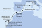 Španielsko, z Lanzarote, Maroko, Tarragona, Taliansko z Tenerife na lodi MSC Euribia