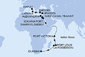 Taliansko, Grécko, Cyprus, Egypt, Seychely, Maurícius, Reunion, Juhoafrická republika z Neapola na lodi MSC Sinfonia