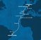 Brazília, Kapverdy, Španielsko, Portugalsko, Francúzsko, Veľká Británia, Holandsko zo Salvadoru na lodi Costa Diadema