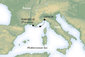 Francúzsko, Taliansko z Marseille na lodi MSC Magnifica