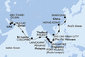 Spojené arabské emiráty, Omán, Srí Lanka, Thajsko, Malajzia, Singapur, Vietnam, Čína z Dubaja na lodi MSC Splendida