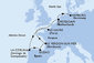 Francúzsko, Španielsko, Holandsko, Nemecko z Le Havre na lodi MSC Magnifica