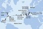 Taliansko, Francúzsko, Španielsko, Portugalsko, Veľká Británia, USA z Civitavechie na lodi MSC Divina