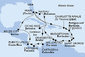 USA, Bahamy, Jamajka, Kolumbia, Panama, Kostarika, Belize, Antigua a Barbuda, Barbados, Grenada, Holandsko z Miami na lodi MSC Divina
