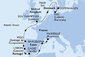 Francúzsko, Španielsko, Portugalsko, Veľká Británia, Nemecko, Dánsko z Marseille na lodi MSC Meraviglia