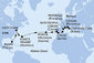 Francúzsko, Taliansko, Španielsko, Portugalsko, Bermudy, USA z Marseille na lodi MSC Divina