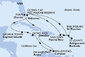 USA, Svatý Martin, Antigua a Barbuda, Curacao, Aruba, Jamajka, Kajmanské ostrovy, Bahamy z Miami na lodi MSC Divina