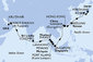 Spojené arabské emiráty, Srí Lanka, Thajsko, Malajzia, Singapur, Čína, Tchaj-wan, Japonsko z Abu Dhabi na lodi MSC Bellissima