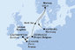 Veľká Británia, Belgicko, Nórsko, Nemecko, Francúzsko z Le Havre na lodi MSC Preziosa