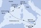 Taliansko, Malta, Španielsko, Francúzsko z Messiny na lodi MSC Seashore