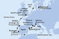 Dánsko, Veľká Británia, Španielsko, Portugalsko, Francúzsko, Taliansko z Kodaně na lodi MSC Virtuosa